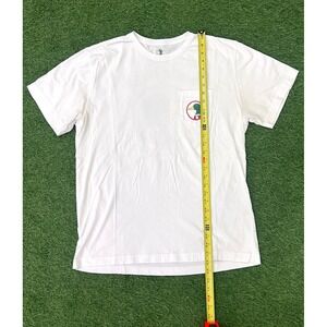 Duck Head White Short Sleeve Pocket Graphic T-Shirt Mallard Logo Large D21043